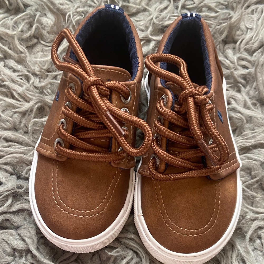 Nautica Brown Kids Dress Shoes